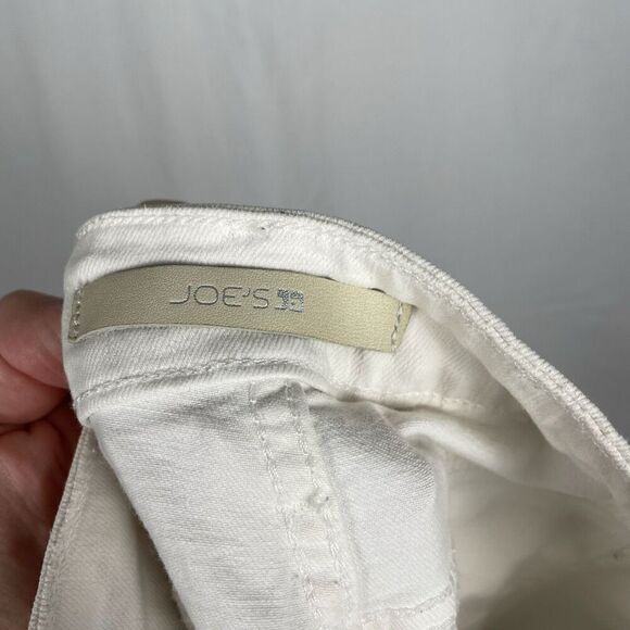 Joes Jeans White The Icon Crop Mid Rise Skinny Jeans - Women’s 29 - Picture 6 of 7